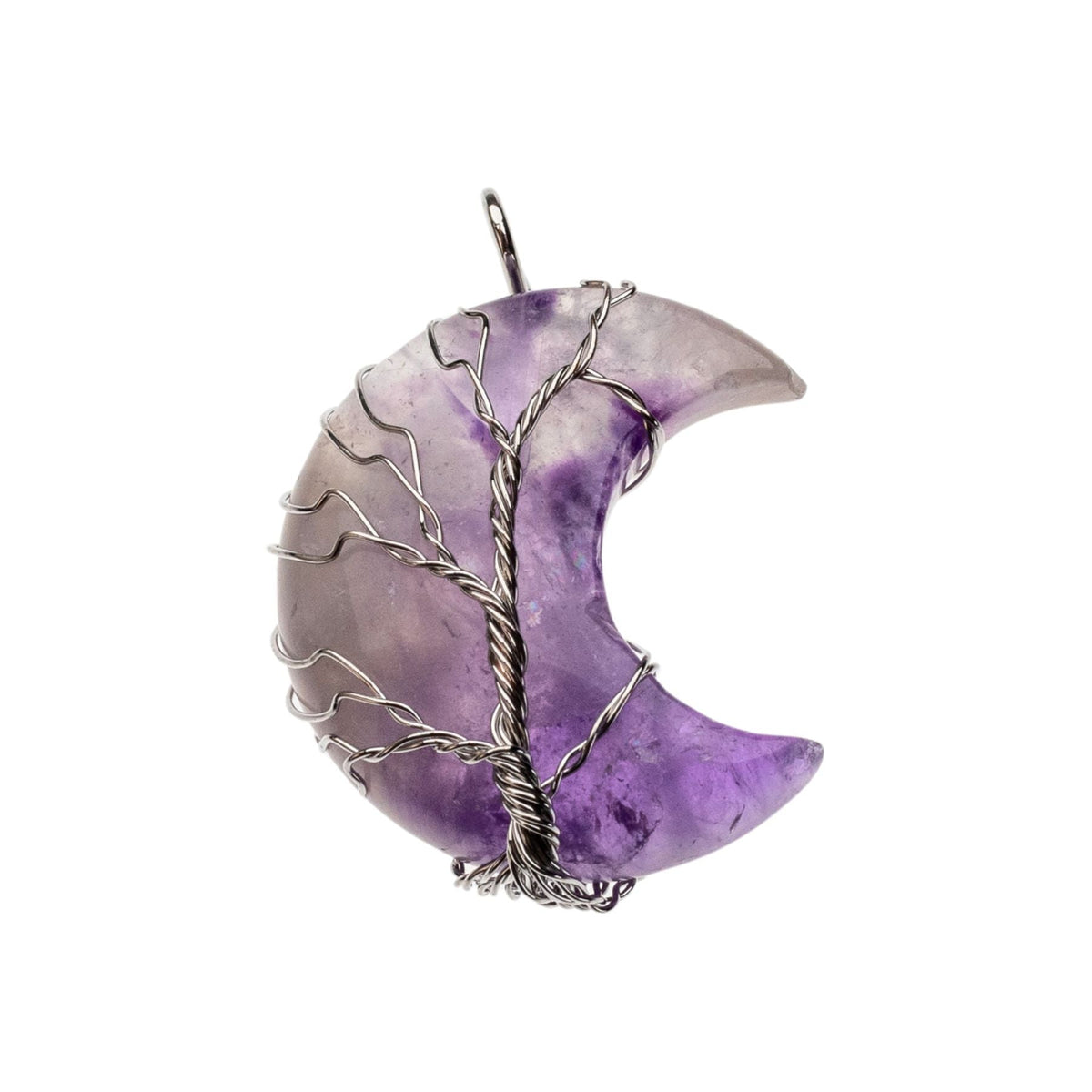 Wire Wrapped Moon Pendant | | Wiccan Center