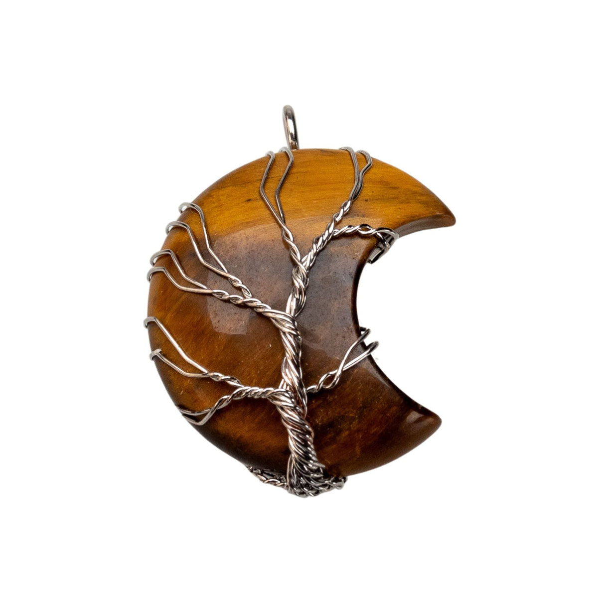 Wire Wrapped Moon Pendant | | Wiccan Center