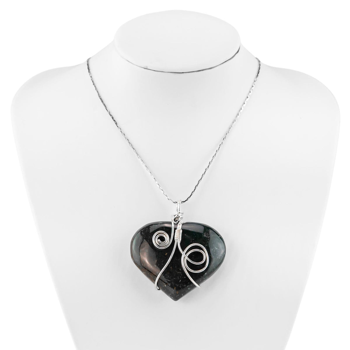 Wire Wrapped Crystal Necklace