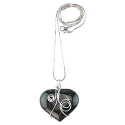 Wire Wrapped Crystal Necklace | | Wiccan Center