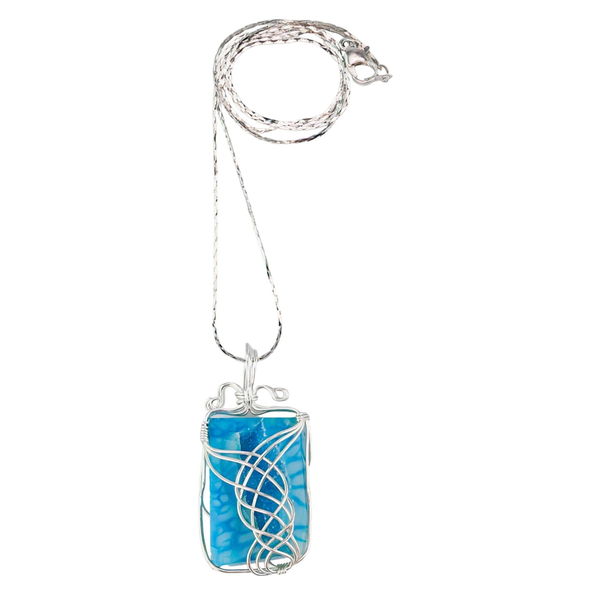 Wire Wrapped Crystal Necklace