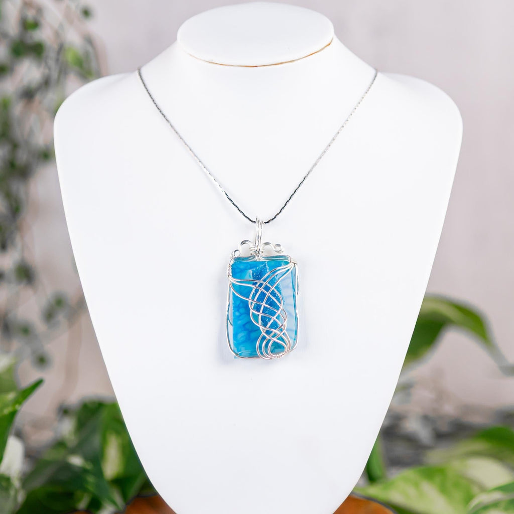 Wire Wrapped Crystal Necklace | | Wiccan Center