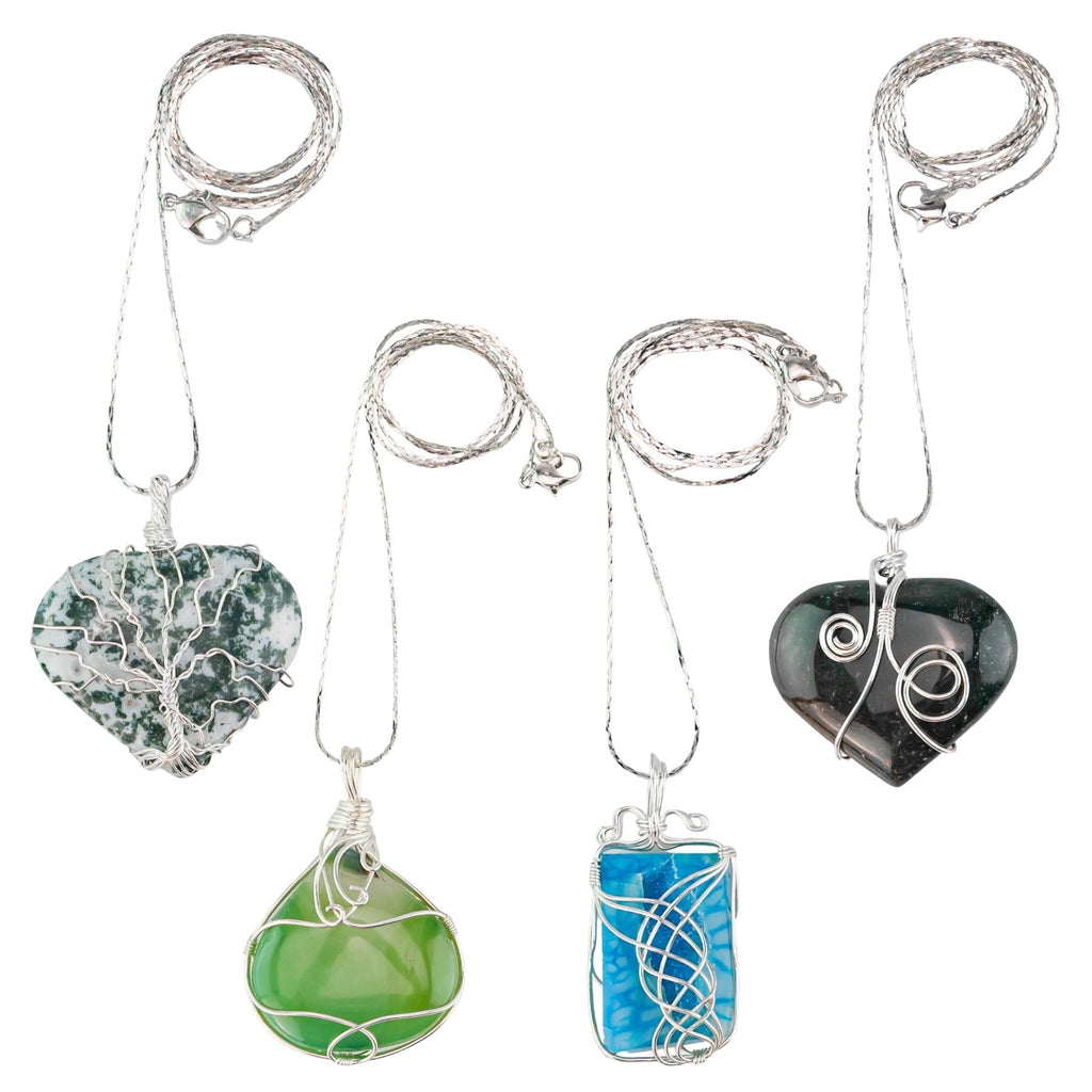 Wire Wrapped Crystal Necklace | | Wiccan Center