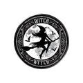 Flying Witch Round Coaster | Coaster | Wiccan Center