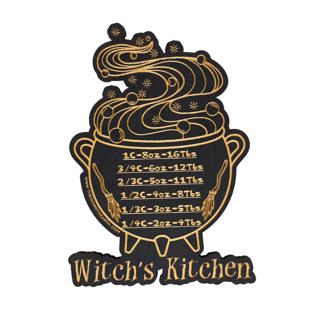 Witch's Kitchen Cauldron Conversion Magnet | Refrigerator Magnets | Wiccan Center