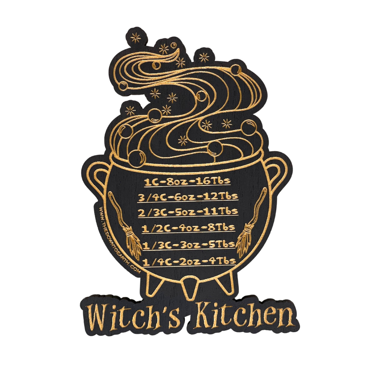 Witch's Kitchen Cauldron Conversion Magnet | Refrigerator Magnets | Wiccan Center