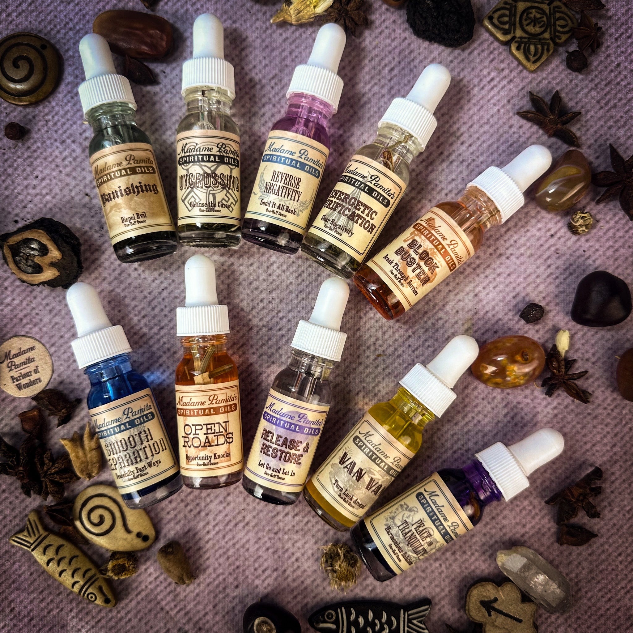 Spiritual Oil Variety Pack: Cleansing Magic | | Wiccan Center