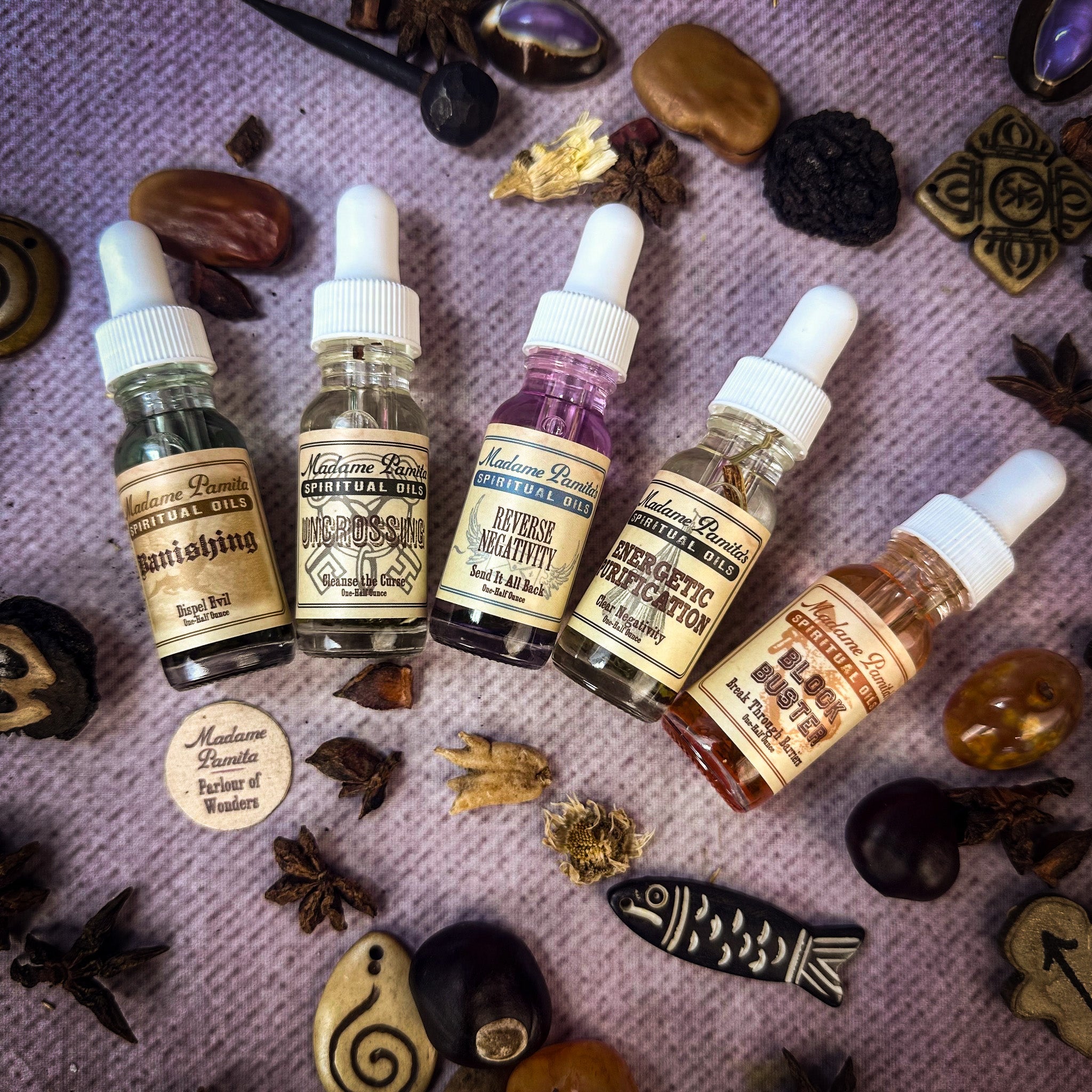 Spiritual Oil Variety Pack: Cleansing Magic | | Wiccan Center
