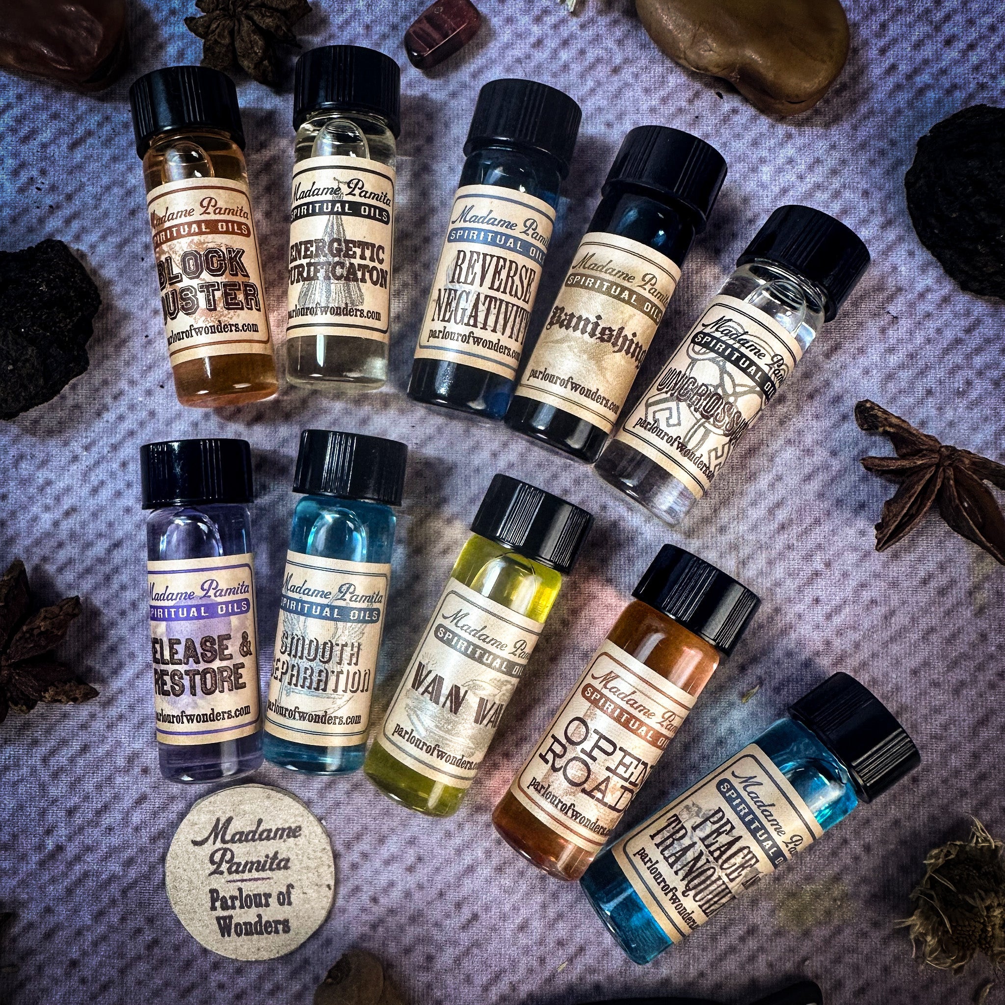 Spiritual Oil Variety Pack: Cleansing Magic | | Wiccan Center