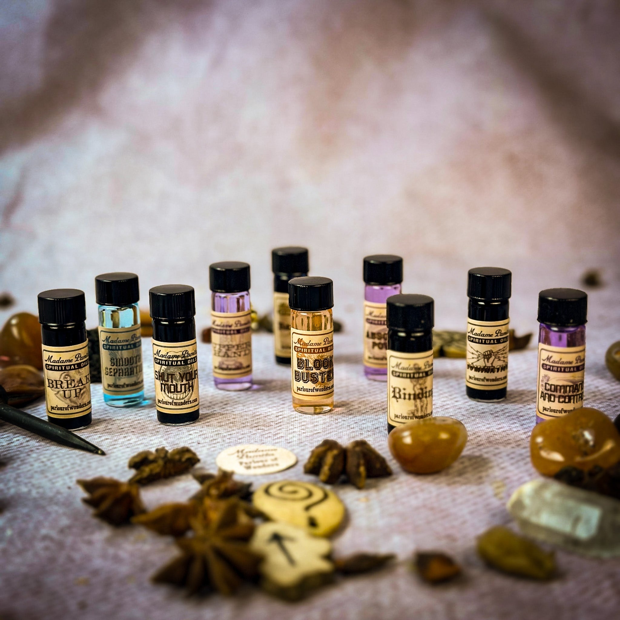 Spiritual Oil Variety Pack: Control Magic | | Wiccan Center