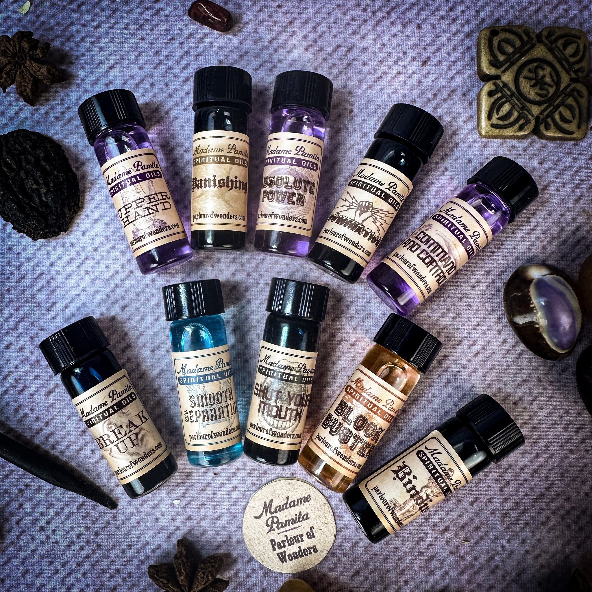 Spiritual Oil Variety Pack: Control Magic | | Wiccan Center