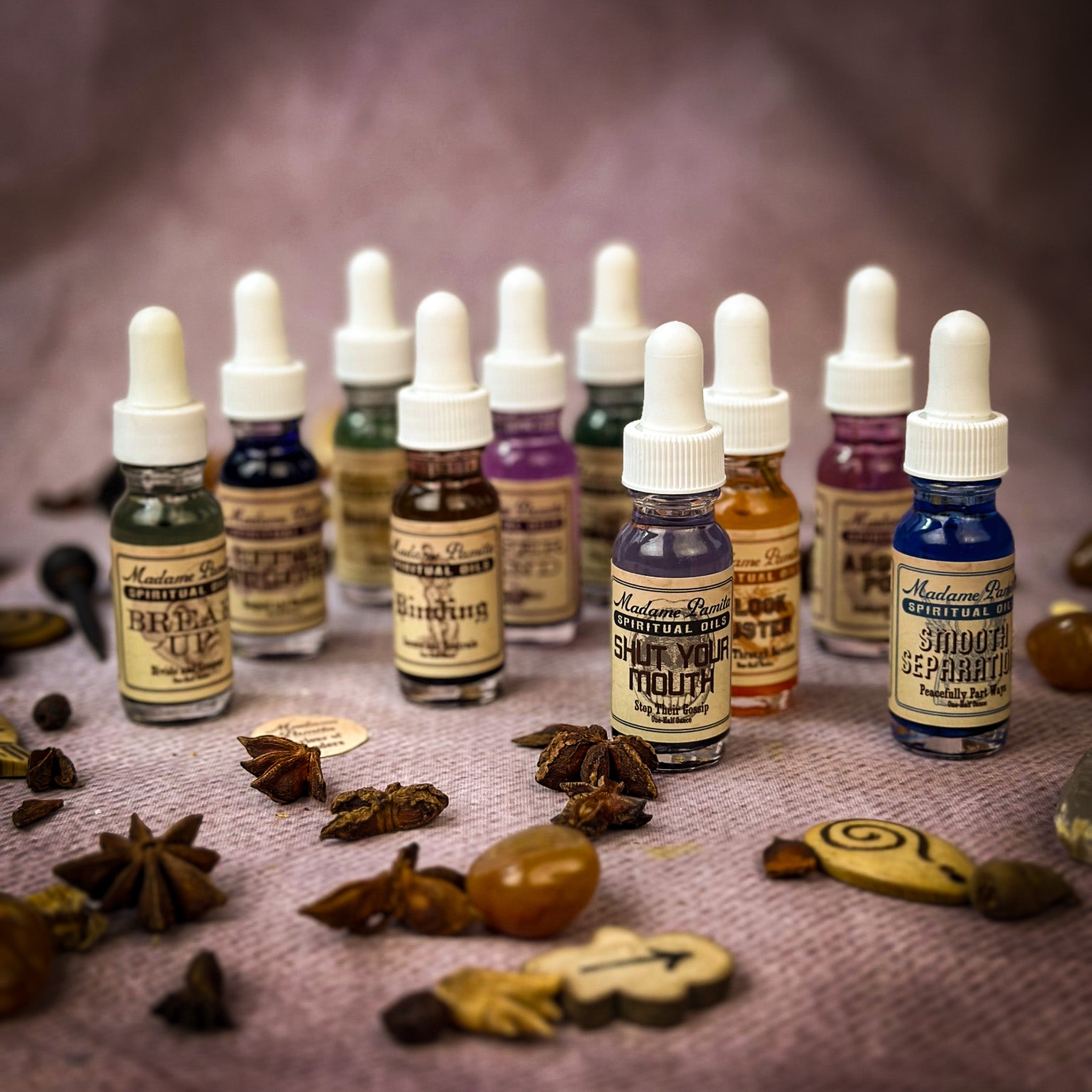 Spiritual Oil Variety Pack: Control Magic | | Wiccan Center