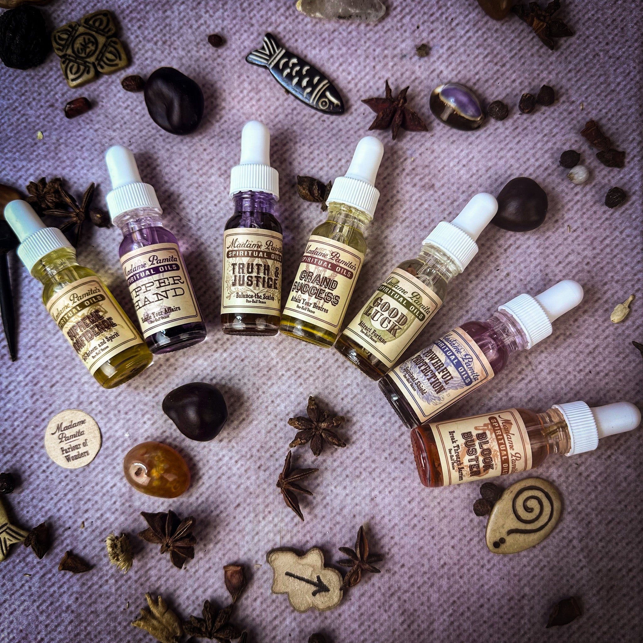 Spiritual Oil Variety Pack: Court Case Magic | | Wiccan Center