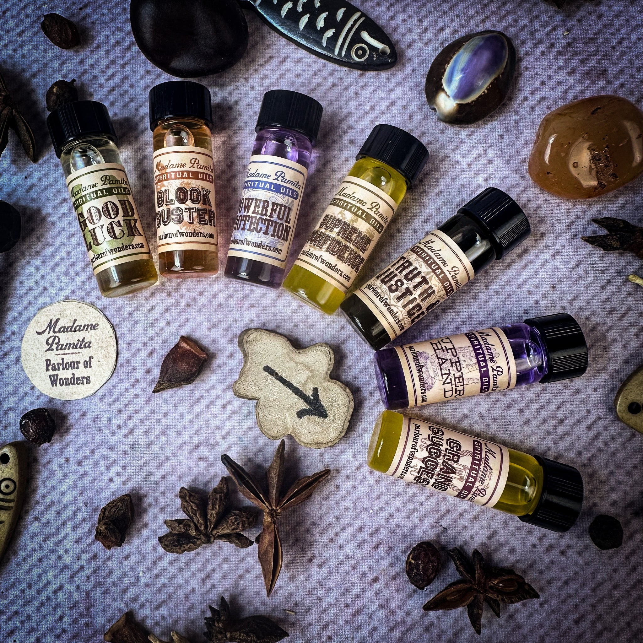 Spiritual Oil Variety Pack: Court Case Magic | | Wiccan Center