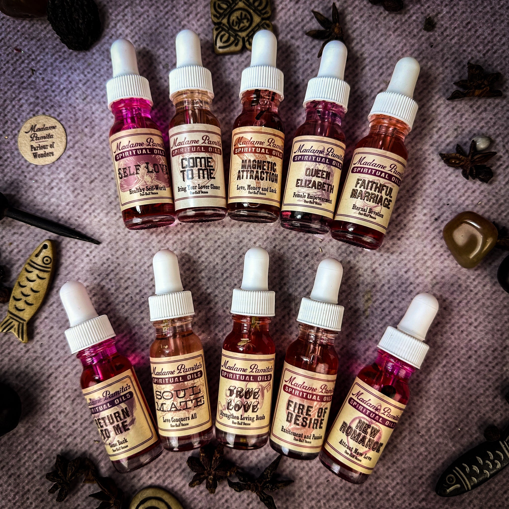 Spiritual Oil Variety Pack: Love Magic | | Wiccan Center
