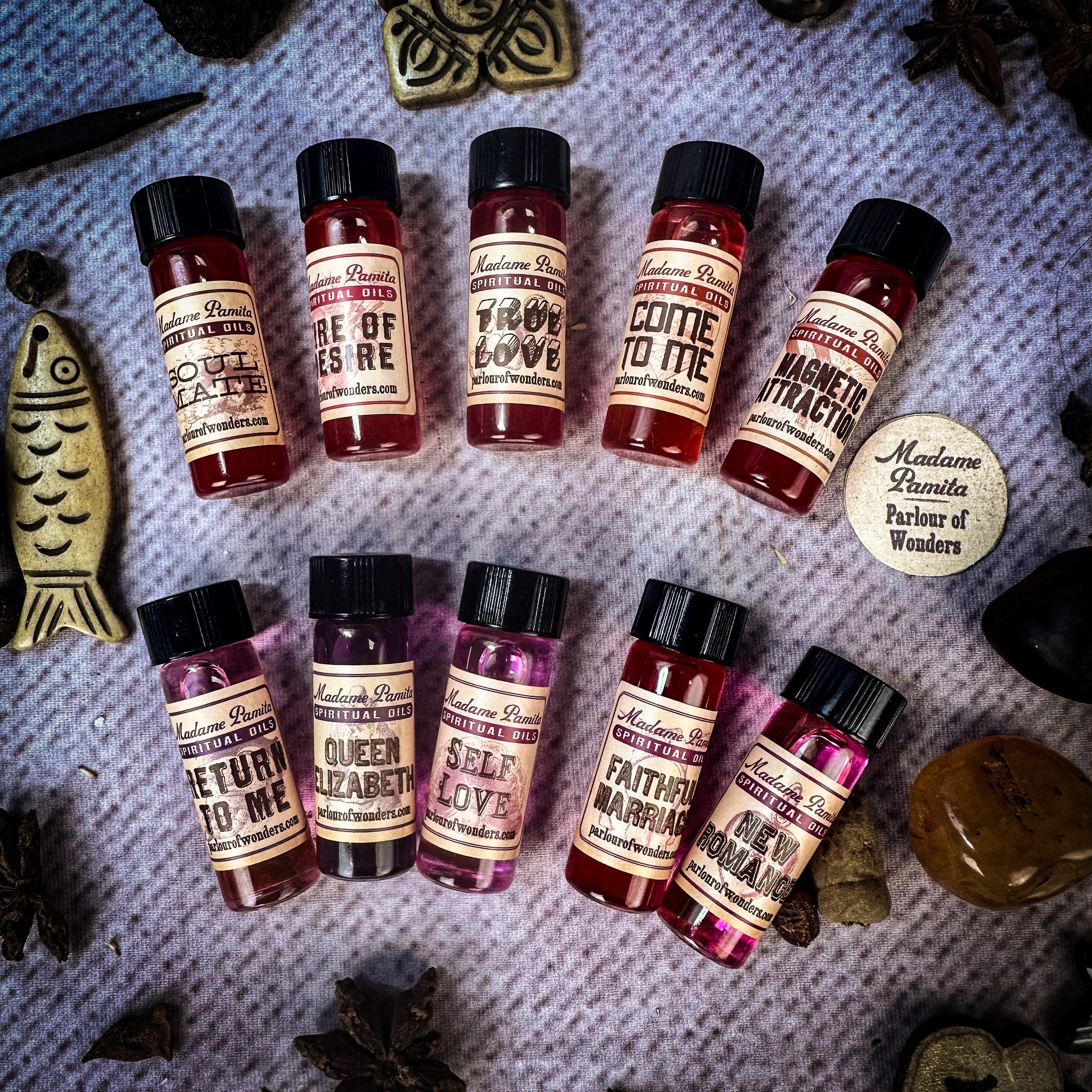 Spiritual Oil Variety Pack: Love Magic | | Wiccan Center