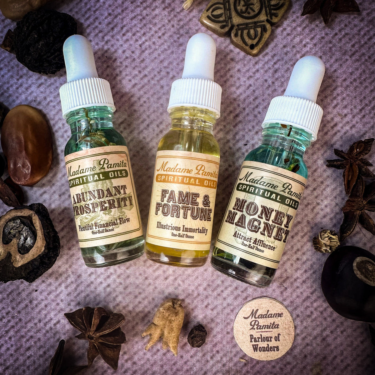 Spiritual Oil Variety Pack: Money Magic | | Wiccan Center