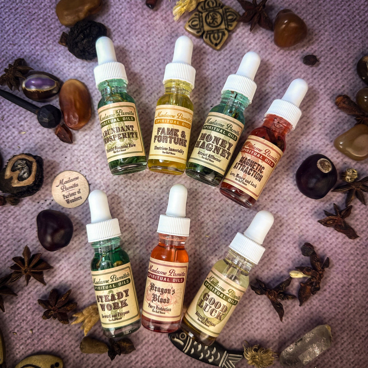 Spiritual Oil Variety Pack: Money Magic | | Wiccan Center