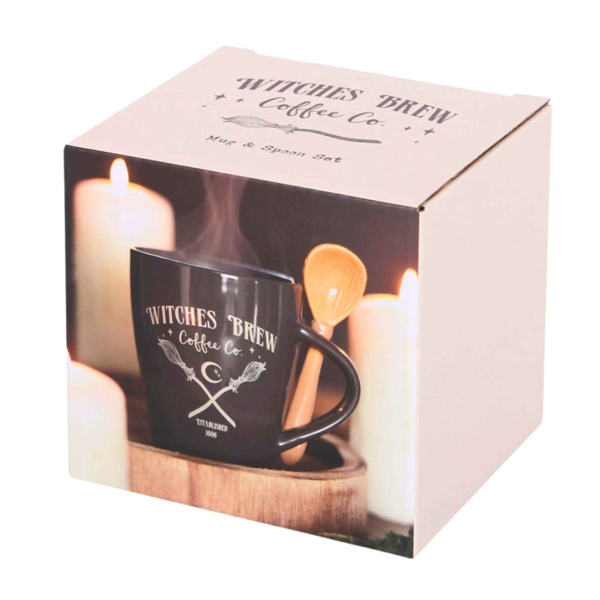 Witches Brew Coffee Co. Mug & Spoon Set | | Wiccan Center