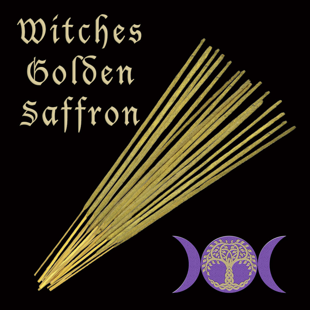 Witches Golden Saffron Incense Sticks | Incense | Wiccan Center