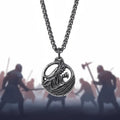 Viking wolf head pendant necklace for Men – Norse Gift Box Set