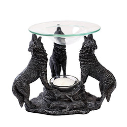 Wolves Oil Burner | Oil Burner | Wiccan Center