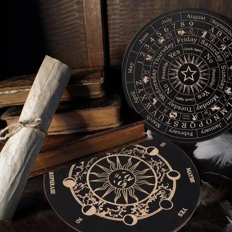 Wooden Pendulum Boards | Pendulum Board | Wiccan Center
