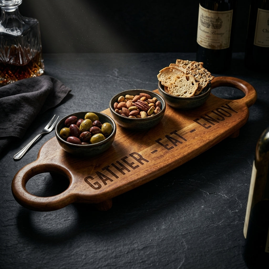 Gather Eat Enjoy Mango Wood Platter