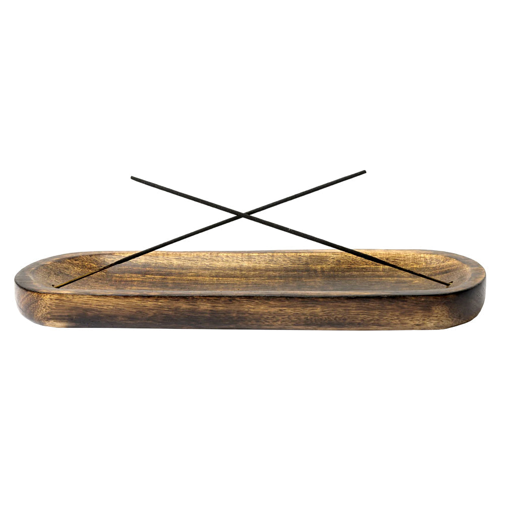 Wooden Boat Double Incense Stick Burner | Incense Holder | Wiccan Center