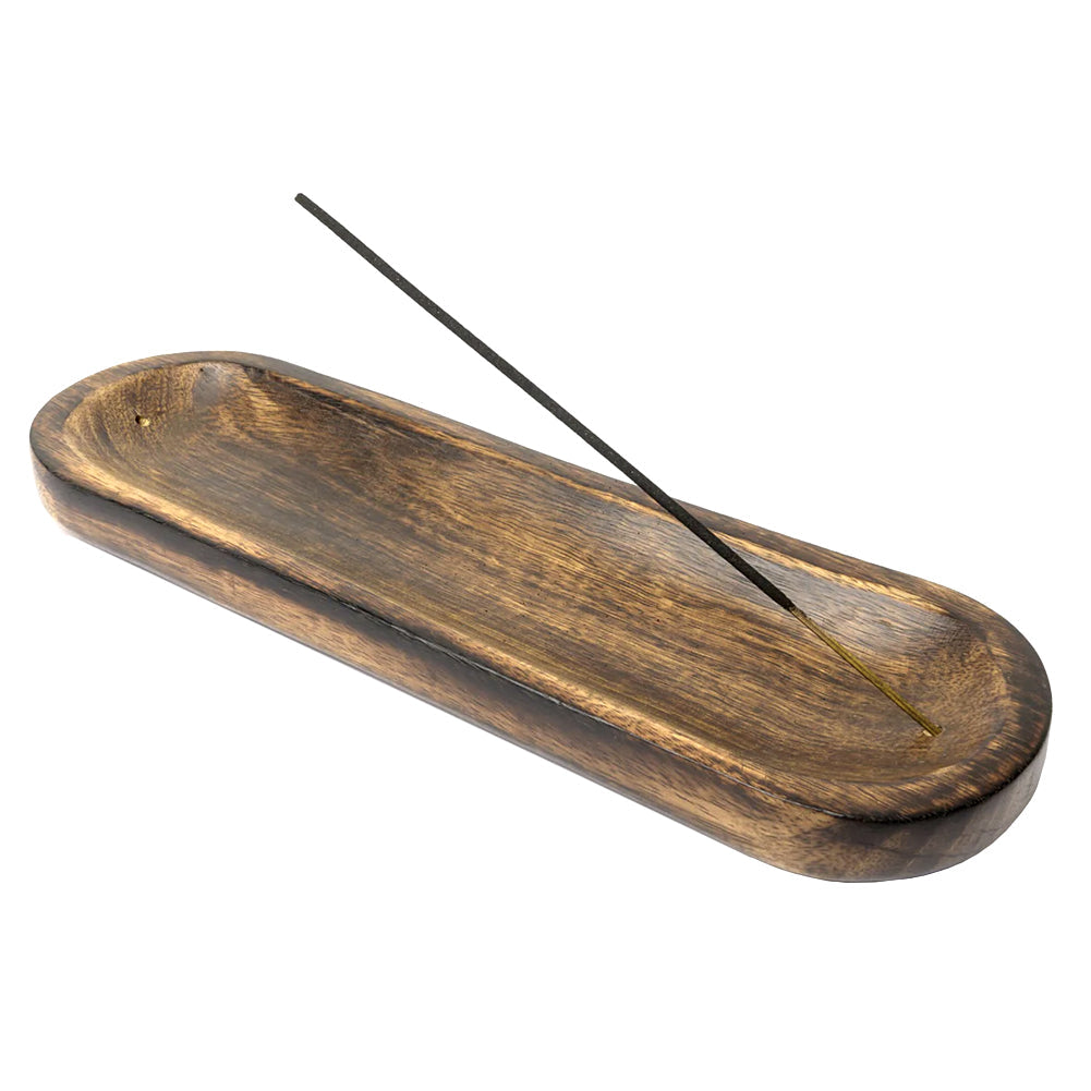 Wooden Boat Double Incense Stick Burner | Incense Holder | Wiccan Center