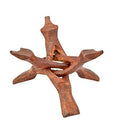 Wooden Cobra Tripod Stand 6" | Wooden Cobra Stand | Wiccan Center