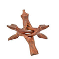 Wooden Cobra Tripod Stand 4" | Wooden Cobra Stand | Wiccan Center