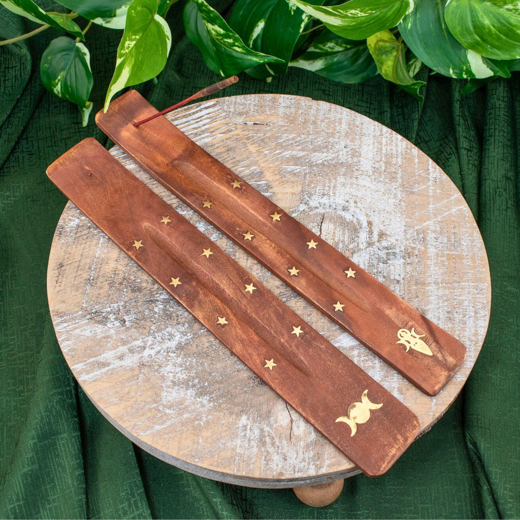 10'' Wooden Boat Incense Burner | Incense Holders | Wiccan Center