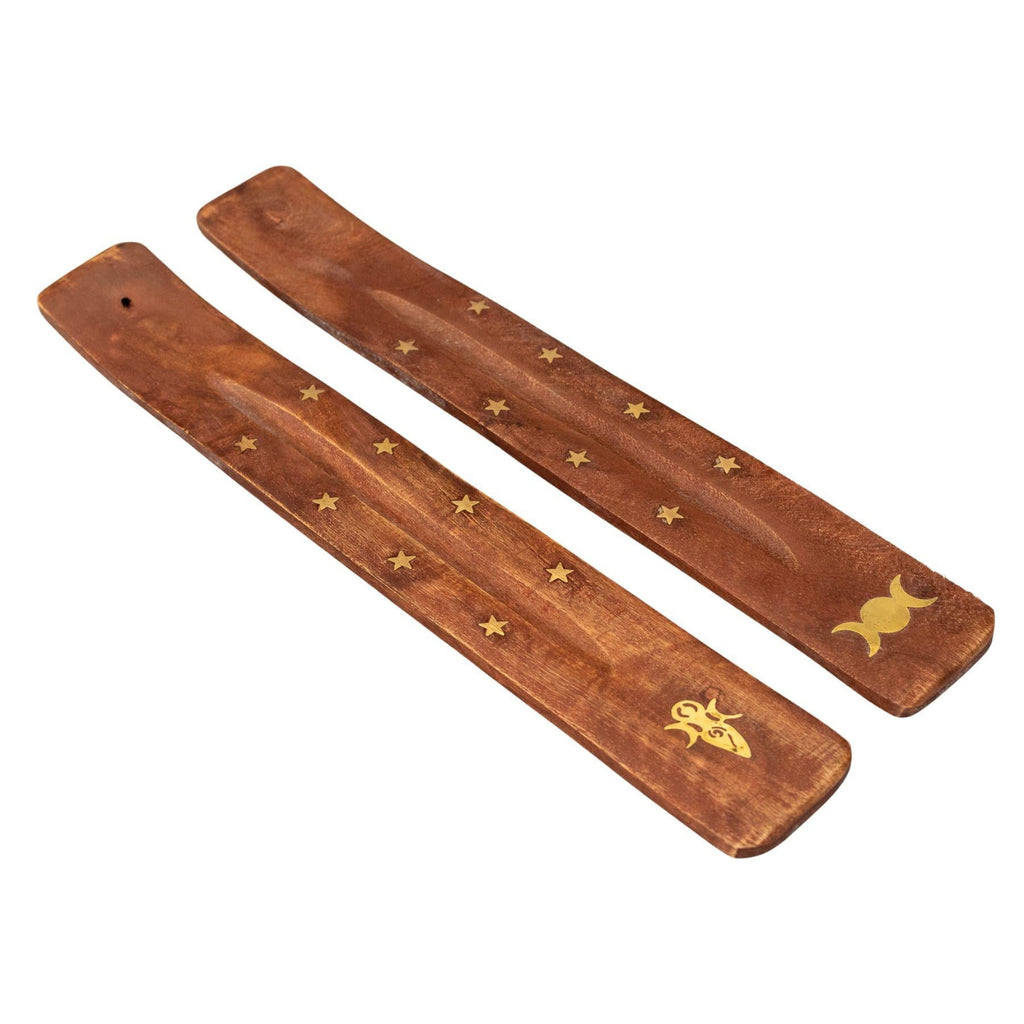 10'' Wooden Boat Incense Burner | Incense Holders | Wiccan Center