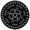 Wooden Pendulum Board - Pentacle | Pendulum | Wiccan Center