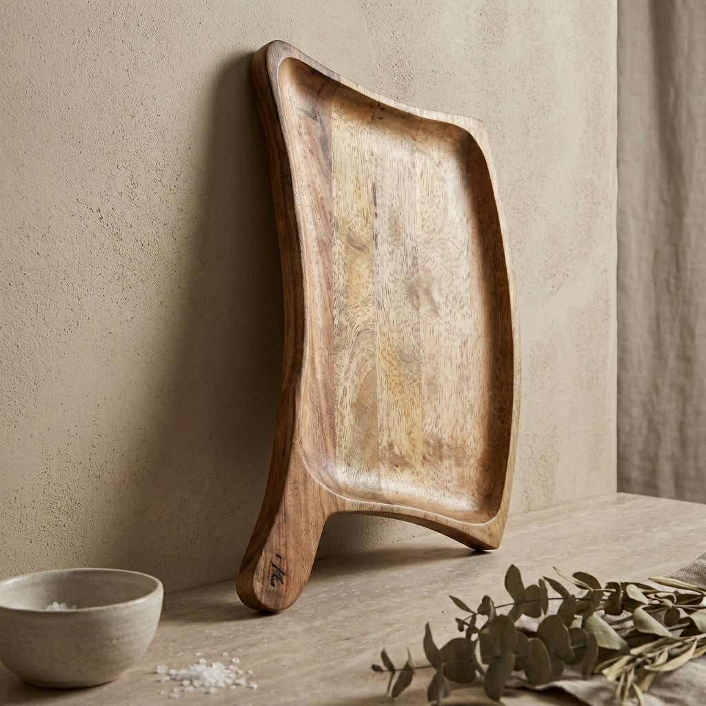 Axe Shape Mango Wood Platter