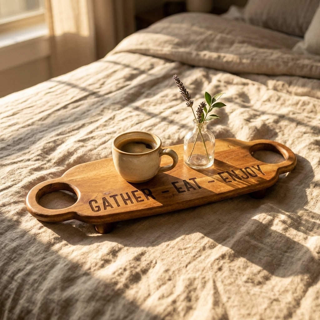 Gather Eat Enjoy Mango Wood Platter