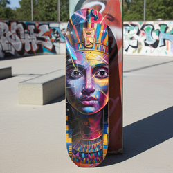 Egyptian Queen Skateboard – Royal Egypt Deck | Skateboard | Wiccan Center