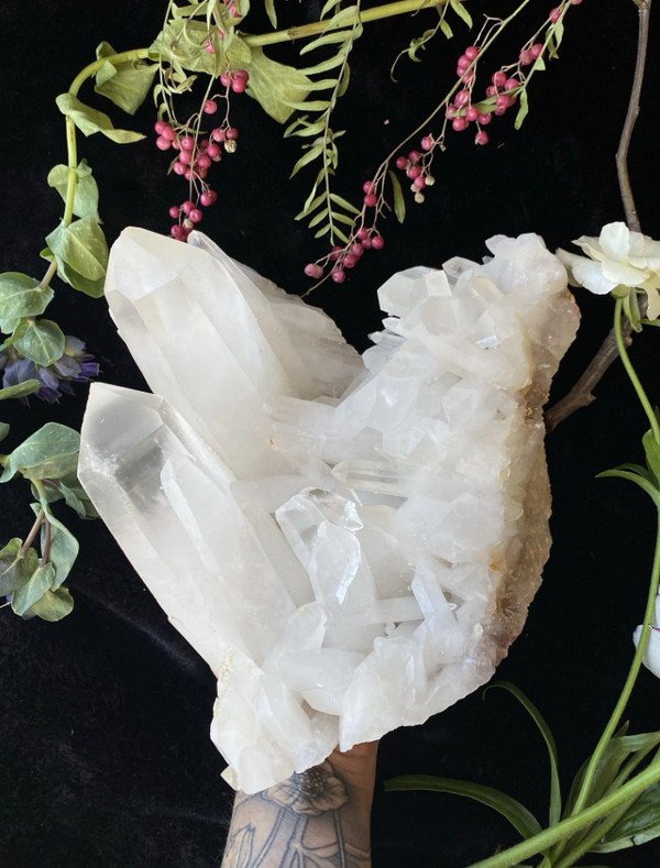 Himalayan Clear Quartz on Matrix XL - 5.8LBS A++ GRADE | Crystals | Wiccan Center