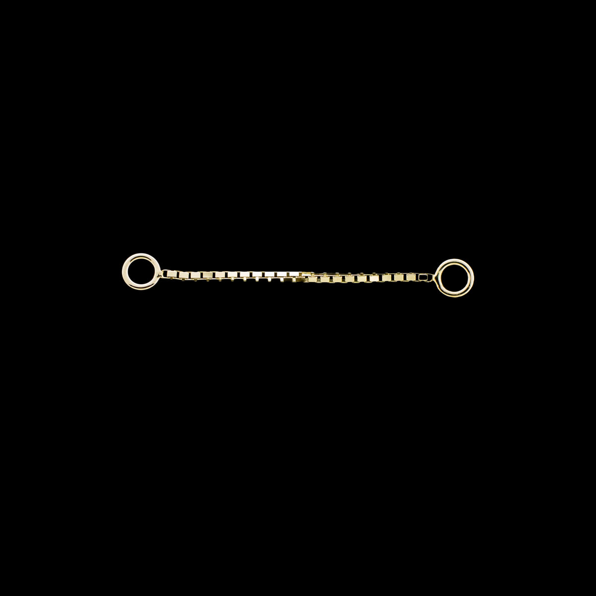 14KT Gold Box Chain | Body Jewelry | Wiccan Center