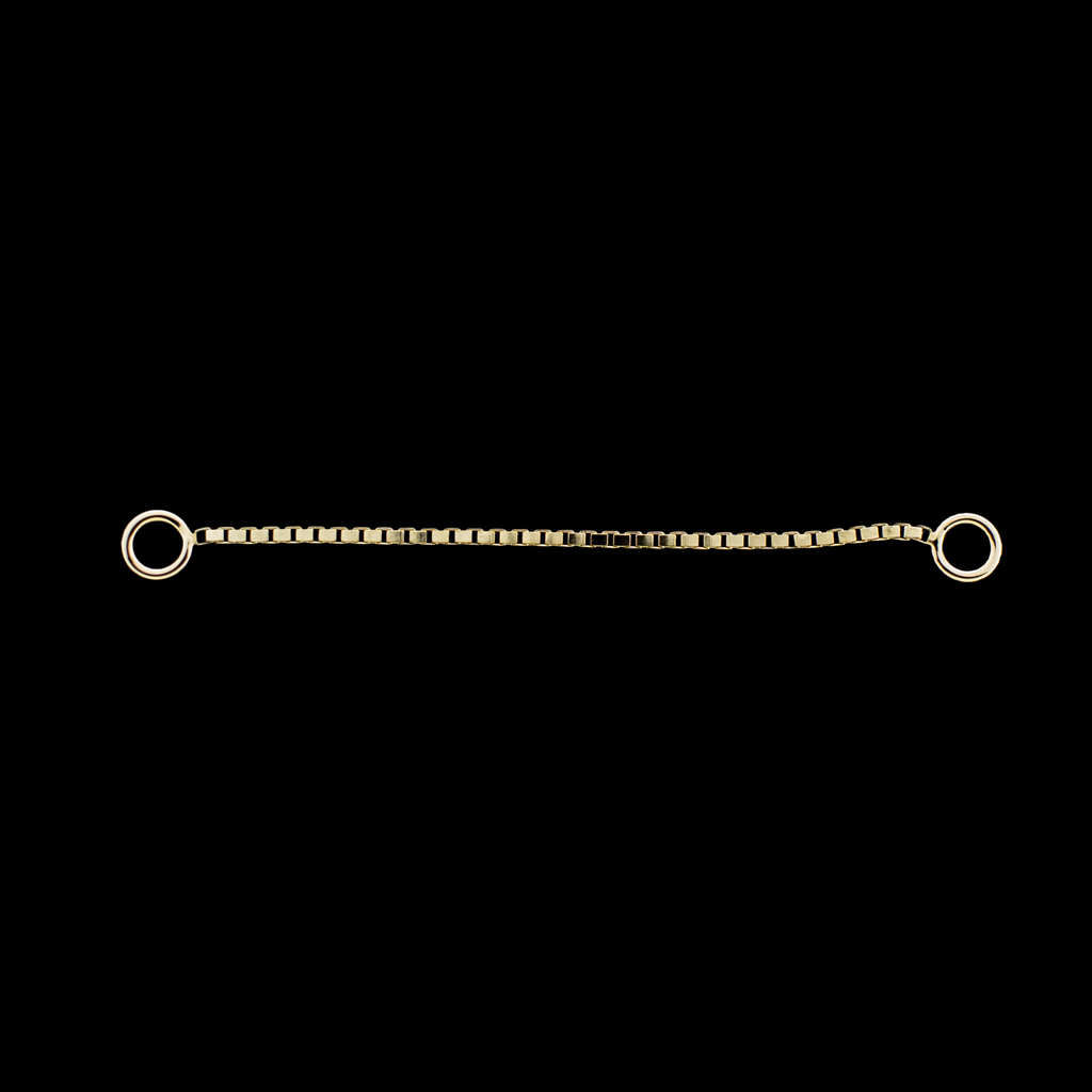 14KT Gold Box Chain | Body Jewelry | Wiccan Center