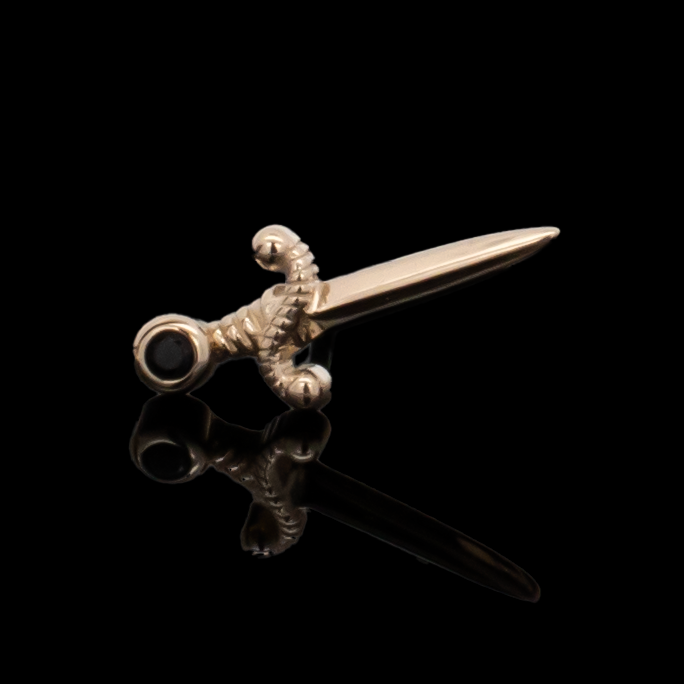 Legacy - 14kt Gold Threadless End | Body Jewelry | Wiccan Center