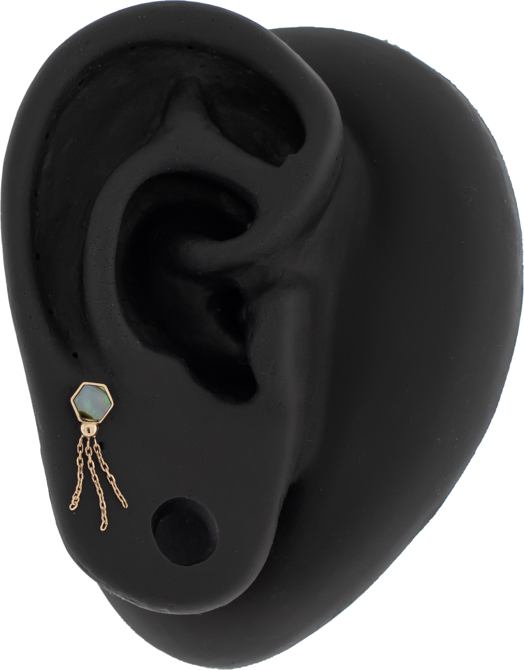 Aurevail - 14KT Gold Threadless End | Body Jewelry | Wiccan Center