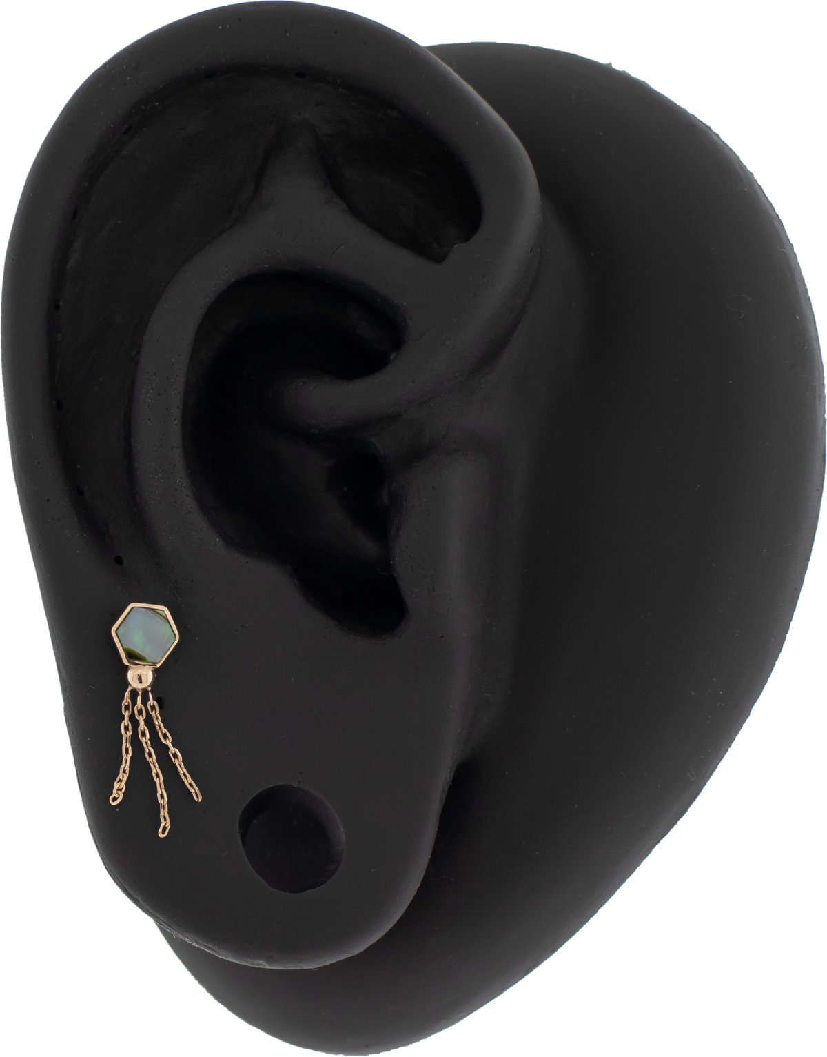 Aurevail - 14KT Gold Threadless End | Body Jewelry | Wiccan Center