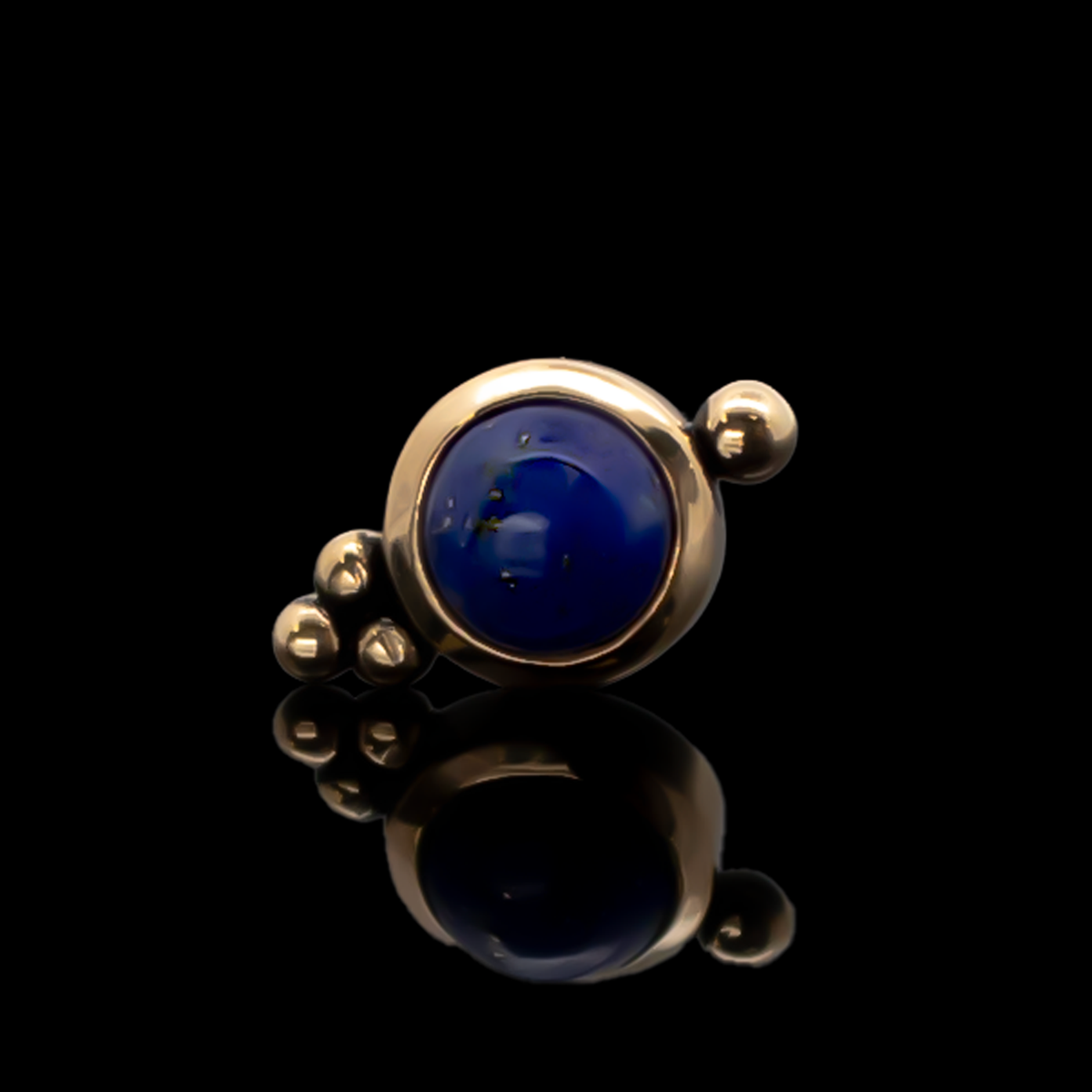 Lydia - 18kt Gold Threadless End | Body Jewelry | Wiccan Center