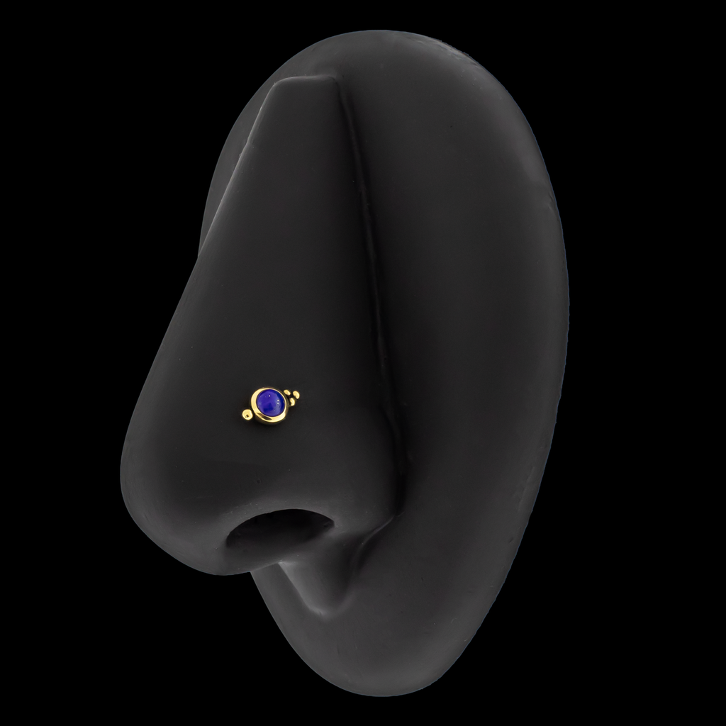 Lydia - 18kt Gold Threadless End | Body Jewelry | Wiccan Center