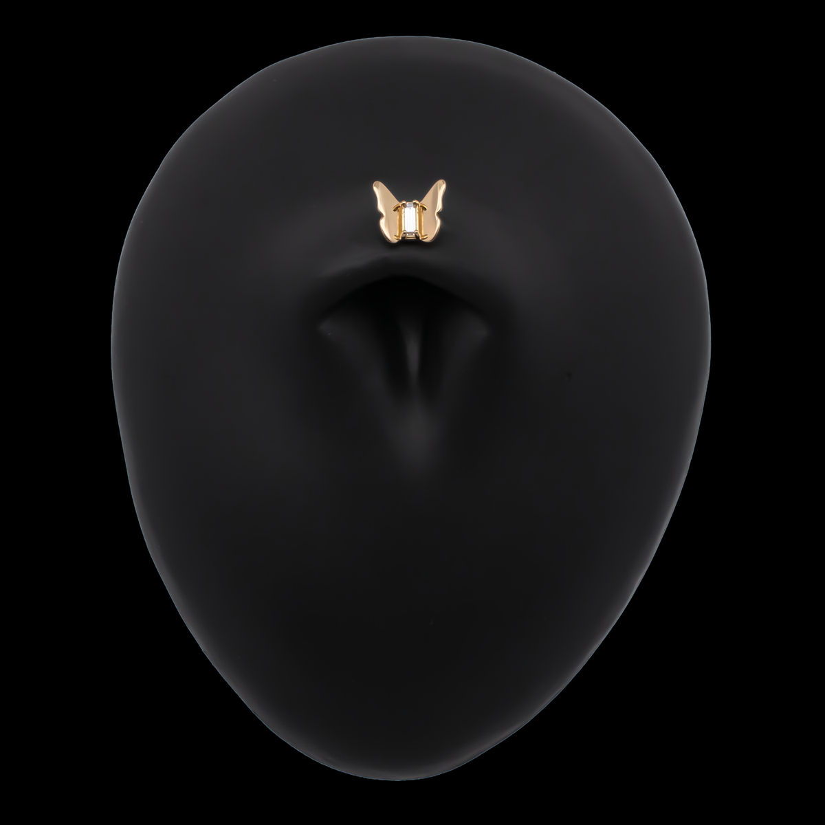 Mariposa - 18kt Gold Threadless End | Body Jewelry | Wiccan Center