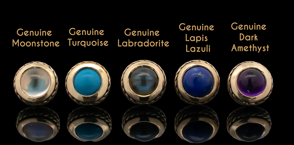 Laurel - 18kt Gold Threadless End | Body Jewelry | Wiccan Center