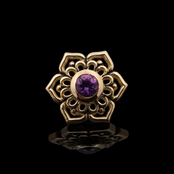 Aurora - 18kt Gold Threadless End | Body Jewelry | Wiccan Center