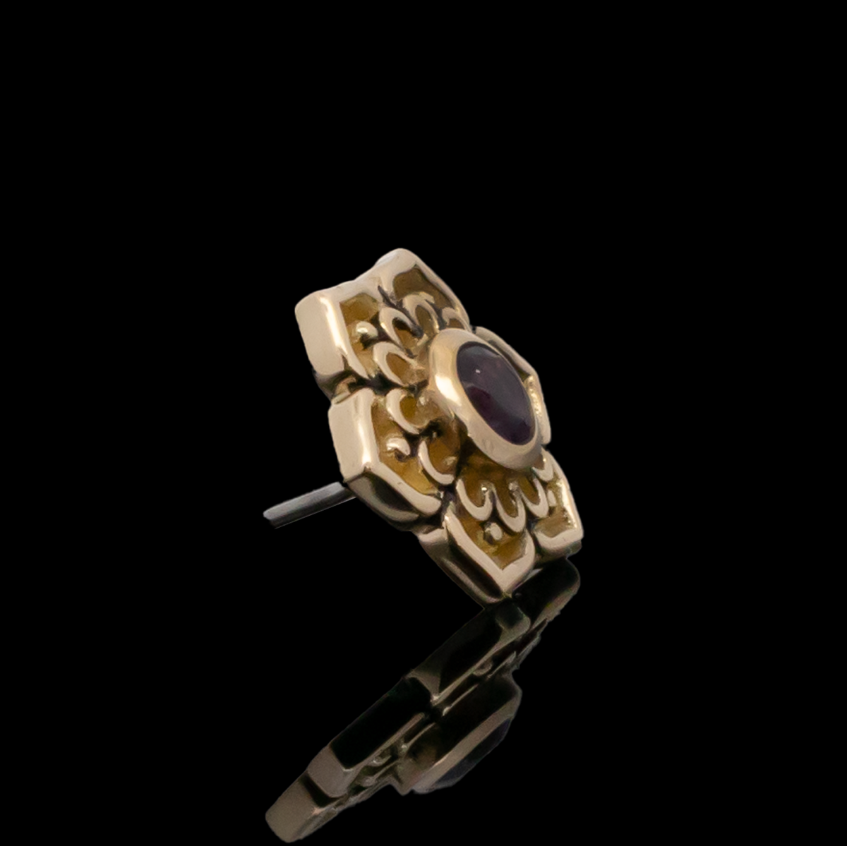 Aurora - 18kt Gold Threadless End | Body Jewelry | Wiccan Center